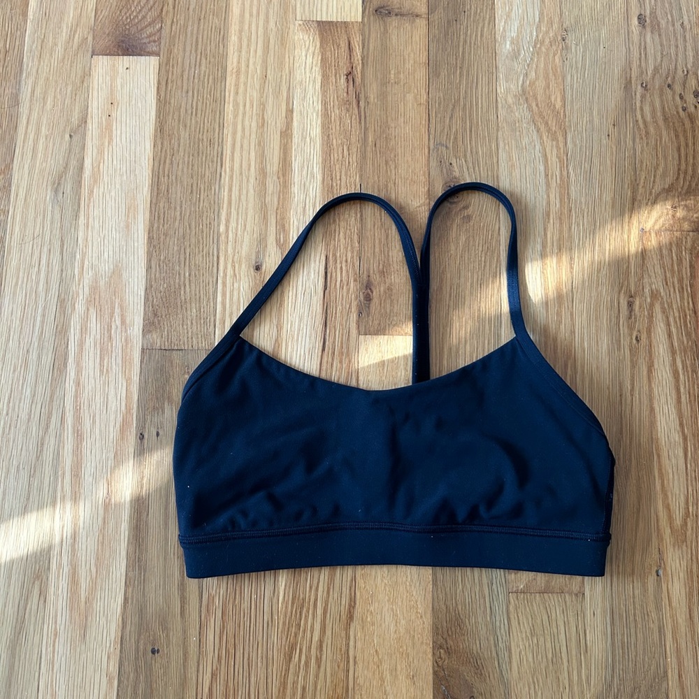 Lululemon Black Strappy Sports Bra